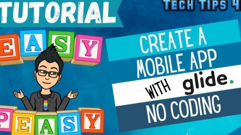 Glide로 모바일 앱 만들기: 초보자 한눈 가이드