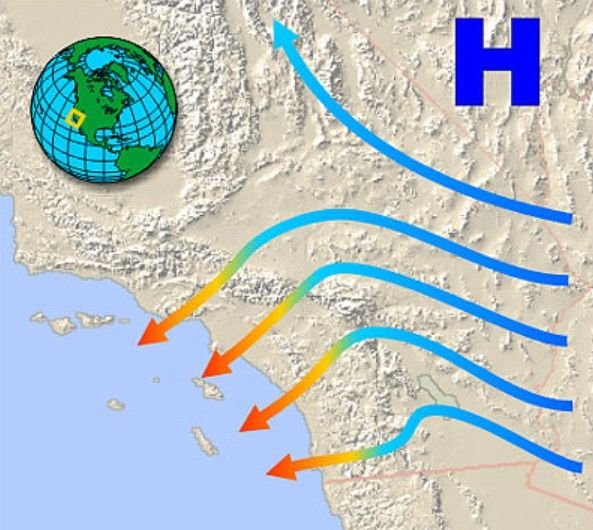 산타아나 바람: 캘리포니아 산불을 키우는 주범과 그 위험성